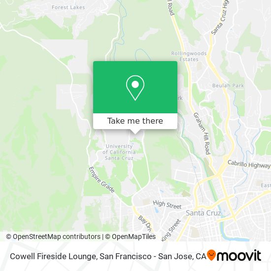 Cowell Fireside Lounge map