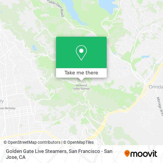 Mapa de Golden Gate Live Steamers