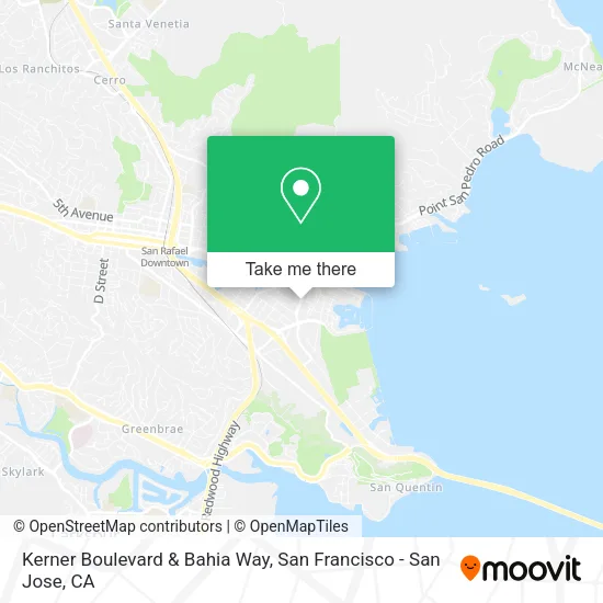 Kerner Boulevard & Bahia Way map