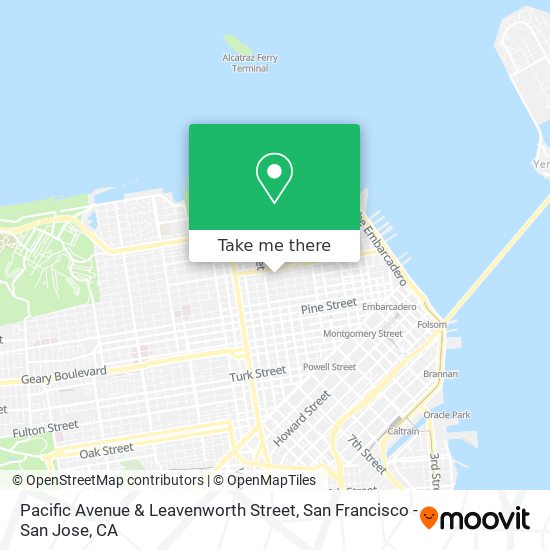 Mapa de Pacific Avenue & Leavenworth Street