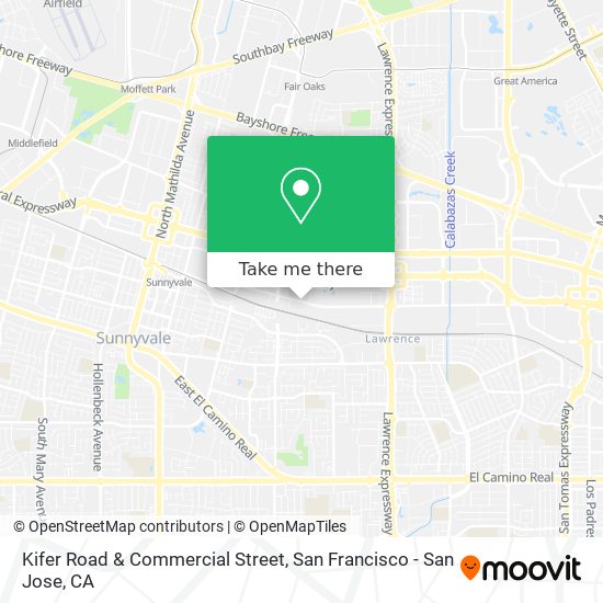 Kifer Road & Commercial Street map