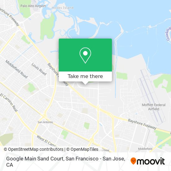Mapa de Google Main Sand Court