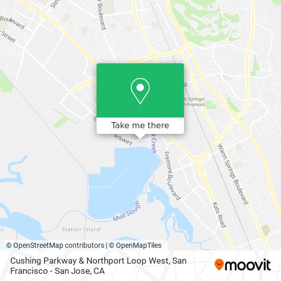 Cushing Parkway & Northport Loop West map