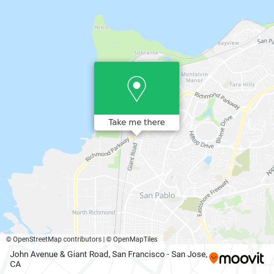 John Avenue & Giant Road map