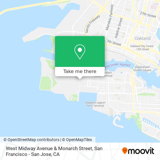 West Midway Avenue & Monarch Street map