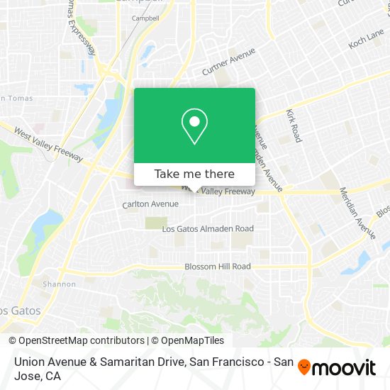 Mapa de Union Avenue & Samaritan Drive
