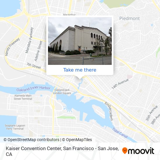 Kaiser Convention Center map