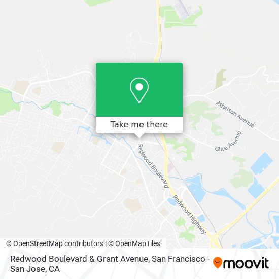 Mapa de Redwood Boulevard & Grant Avenue