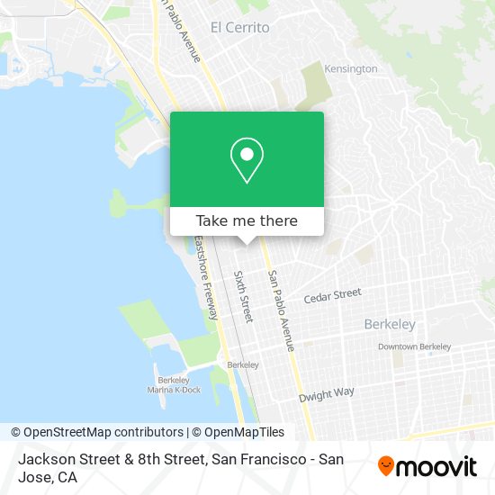 Mapa de Jackson Street & 8th Street