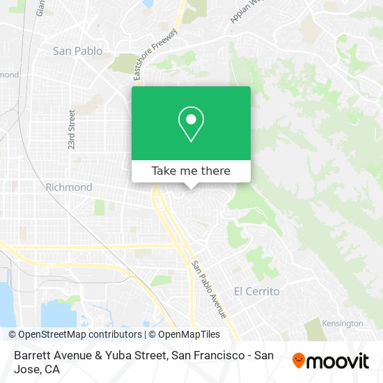 Mapa de Barrett Avenue & Yuba Street