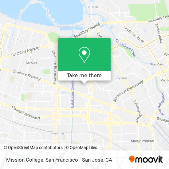 Mission College map