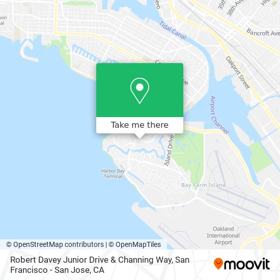 Mapa de Robert Davey Junior Drive & Channing Way