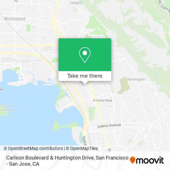 Mapa de Carlson Boulevard & Huntington Drive