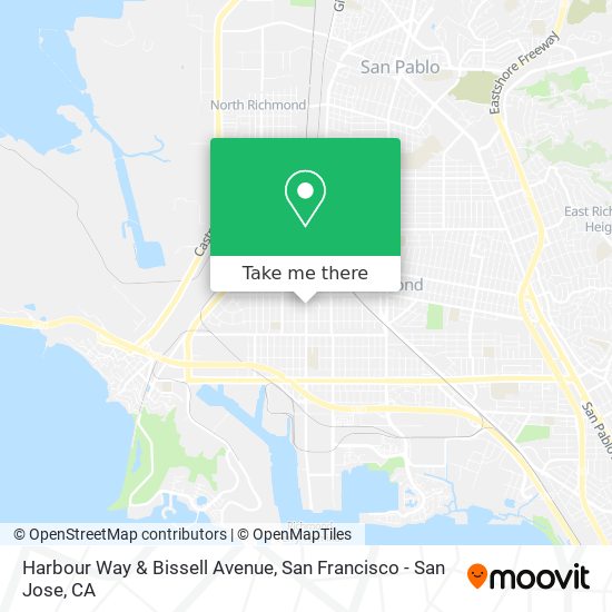Harbour Way & Bissell Avenue map