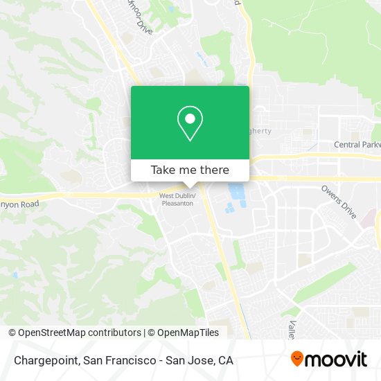 Mapa de Chargepoint