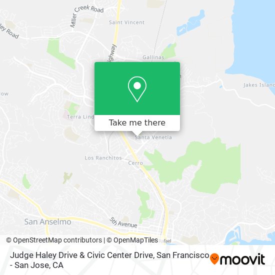 Judge Haley Drive & Civic Center Drive map