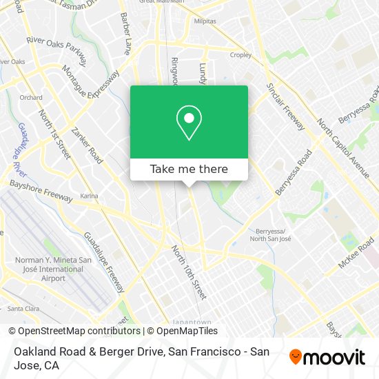 Mapa de Oakland Road & Berger Drive