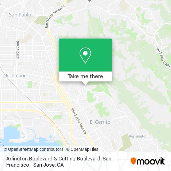 Mapa de Arlington Boulevard & Cutting Boulevard