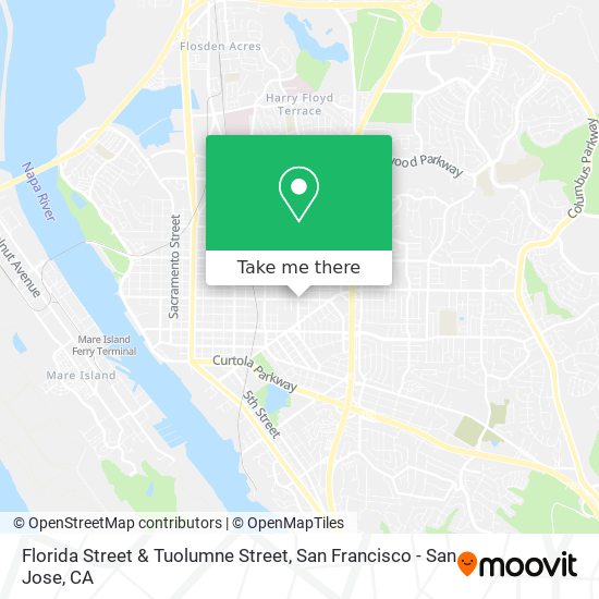 Mapa de Florida Street & Tuolumne Street