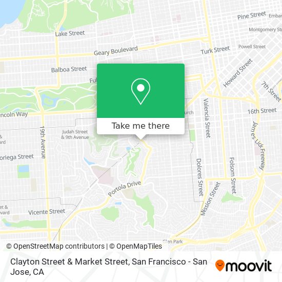 Clayton Street & Market Street map