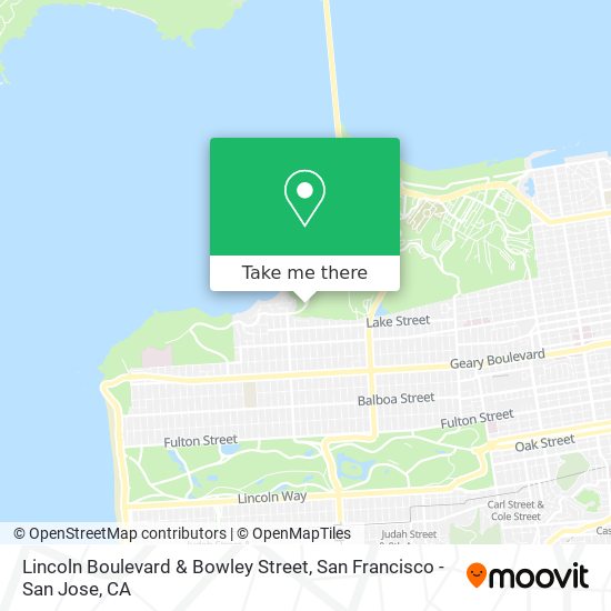 Mapa de Lincoln Boulevard & Bowley Street