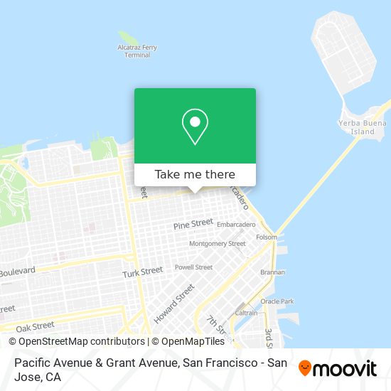 Mapa de Pacific Avenue & Grant Avenue