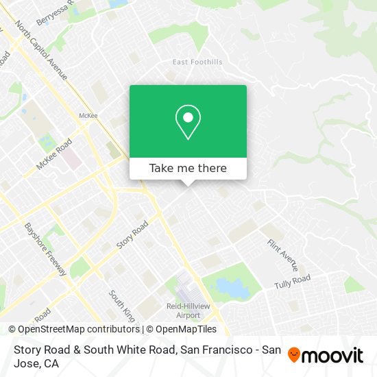 Story Road & South White Road map