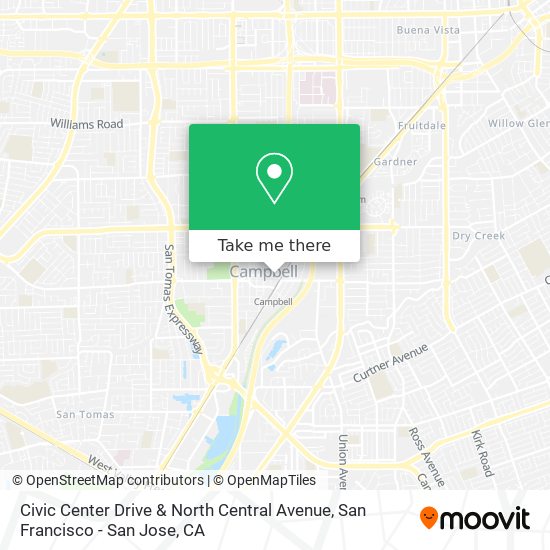 Civic Center Drive & North Central Avenue map