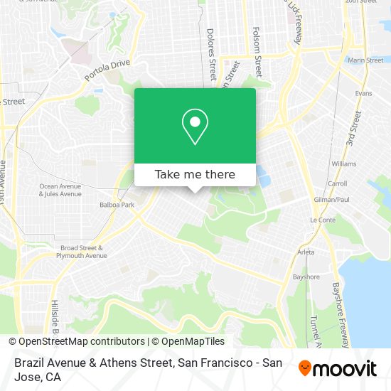 Mapa de Brazil Avenue & Athens Street