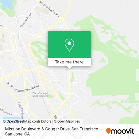 Mapa de Mission Boulevard & Cougar Drive