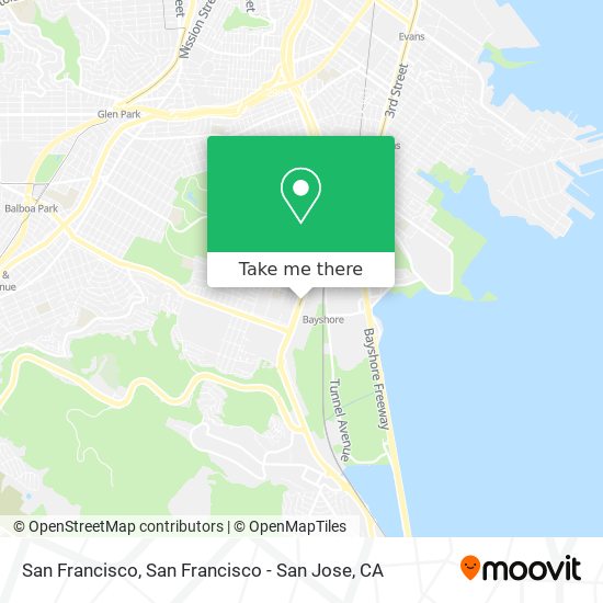 San Francisco map