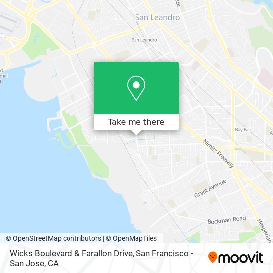 Wicks Boulevard & Farallon Drive map