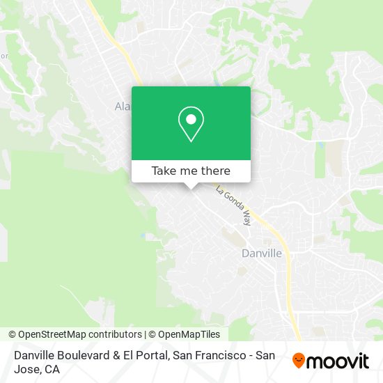 Danville Boulevard & El Portal map