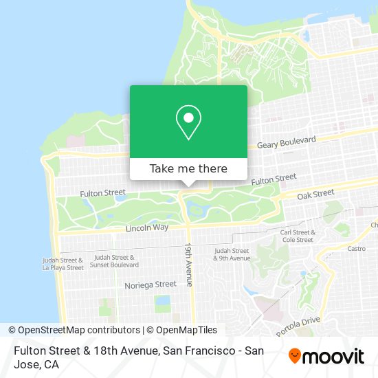 Mapa de Fulton Street & 18th Avenue