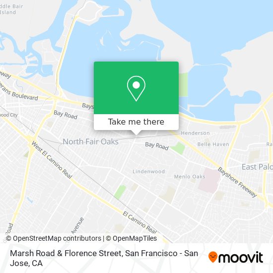 Mapa de Marsh Road & Florence Street
