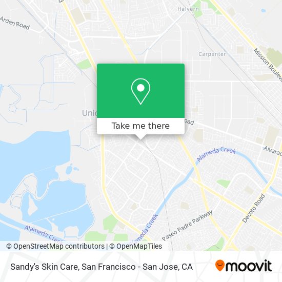 Sandy's Skin Care map