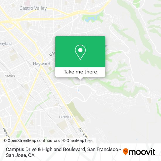 Campus Drive & Highland Boulevard map