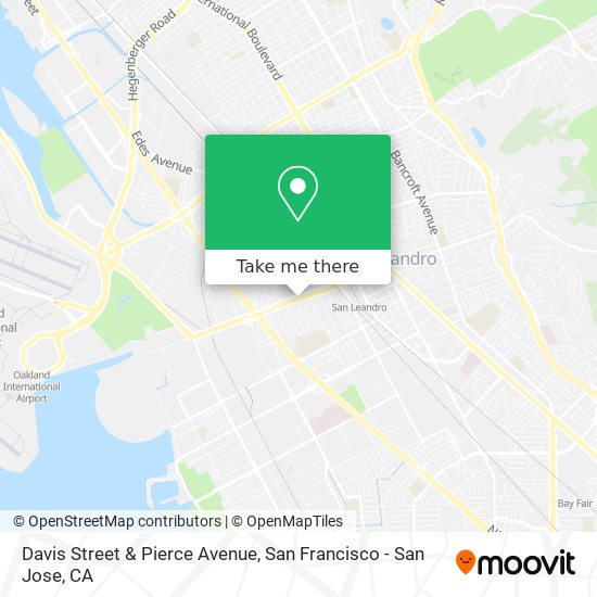 Davis Street & Pierce Avenue map