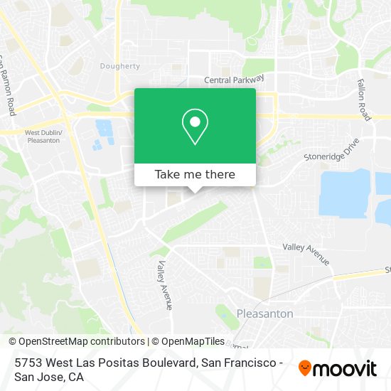Mapa de 5753 West Las Positas Boulevard