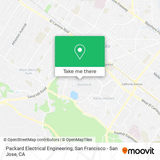 Mapa de Packard Electrical Engineering