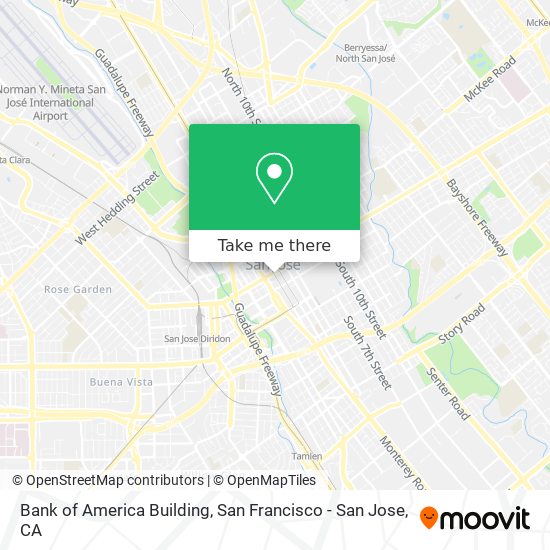 Bank of America Building map