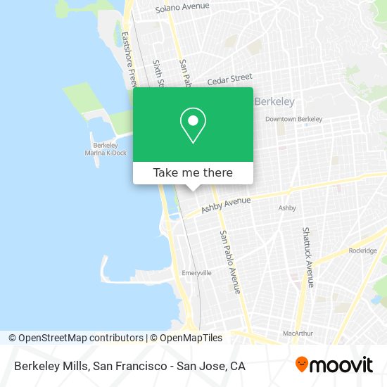 Mapa de Berkeley Mills