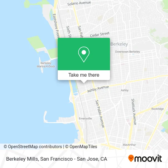 Berkeley Mills map
