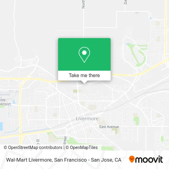 Wal-Mart Livermore map