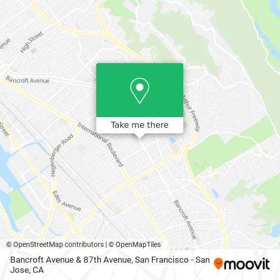 Mapa de Bancroft Avenue & 87th Avenue