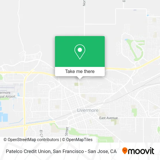 Patelco Credit Union map