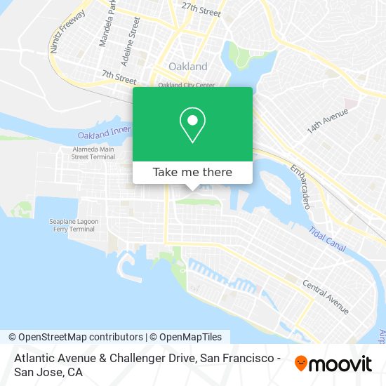 Mapa de Atlantic Avenue & Challenger Drive