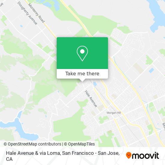 Hale Avenue & via Loma map