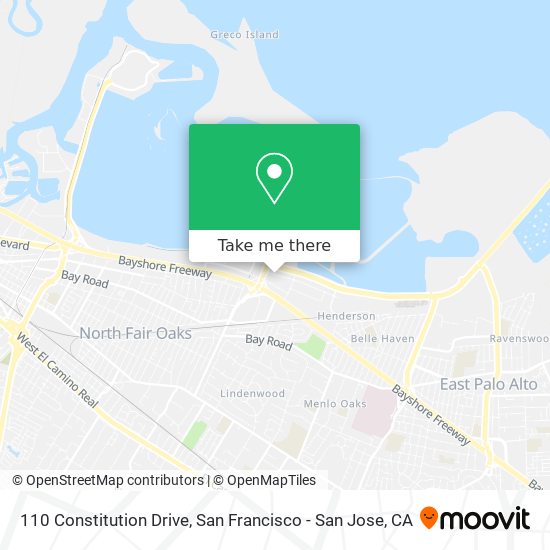 Mapa de 110 Constitution Drive