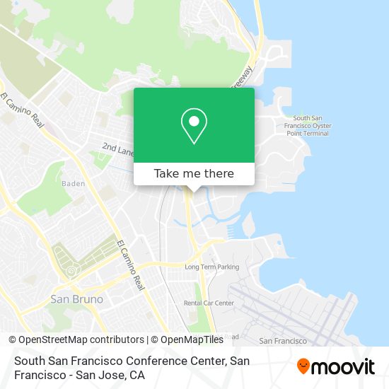 South San Francisco Conference Center map